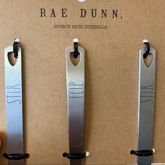 Rae Dunn 3 Piece Mini Utensils Set - Picture 4 of 5
